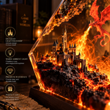 Fire Dragon Halloween Lamp by Linello