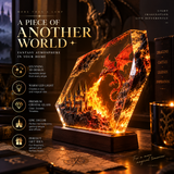 Fire Dragon Halloween Lamp by Linello